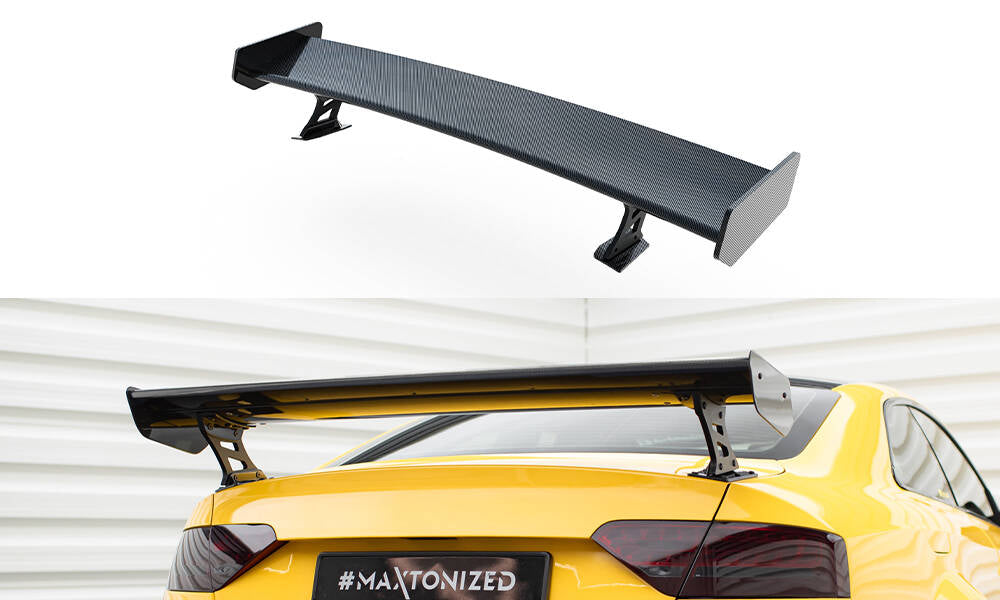 Spoiler kulfiber med Udvendige beslag Stående Audi A5 Coupe 8T