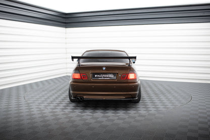 Spoiler kulfiber med Udvendige beslag Stående BMW 3 Coupe E46