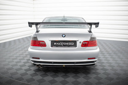 Spoiler kulfiber med Udvendige beslag Stående BMW 3 Coupe E46