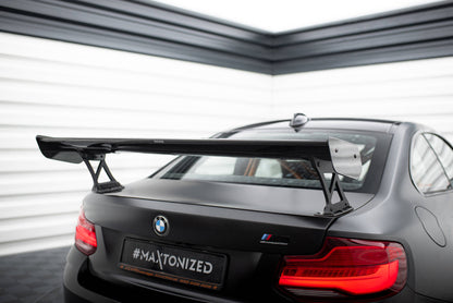 Spoiler kulfiber med Udvendige beslag Stående BMW M2 F87 / 2 / 2 M-Pack F22
