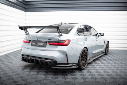 Spoiler kulfiber med Udvendige beslag Stående BMW M3 G80 / M340i G20 / 3 M-Pack G20 / 3 Standard G20