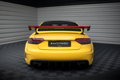 Spoiler kulfiber med Udvendige beslag Stående + LED Audi A5 Coupe 8T