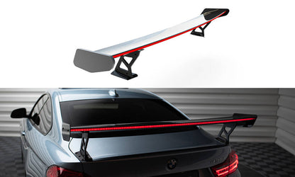 Spoiler kulfiber med Udvendige beslag Stående + LED BMW 4 F32 / 4 F32 M-Pack Coupe