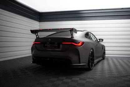 Spoiler kulfiber med Udvendige beslag Stående + LED BMW M4 G82 / G82 Facelift / M440i / 4 M-Pack G22 / G22 Facelift