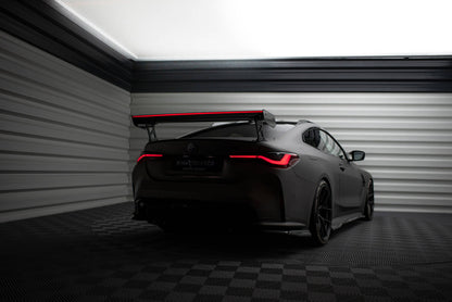 Spoiler kulfiber med Udvendige beslag Stående + LED BMW M4 G82 / G82 Facelift / M440i / 4 M-Pack G22 / G22 Facelift