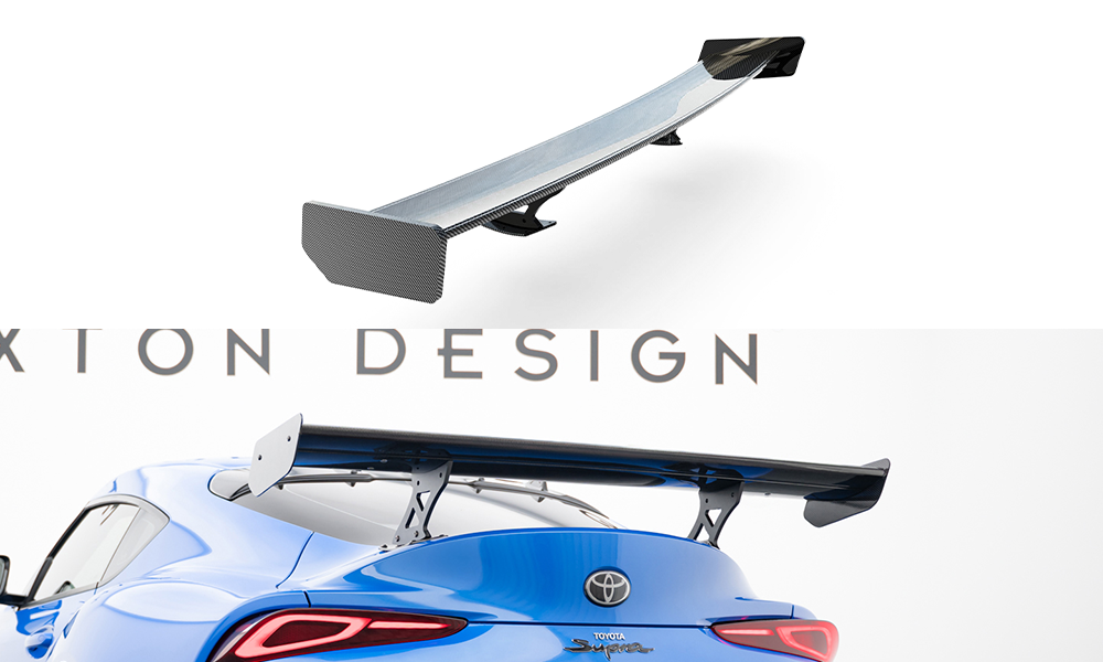 Spoiler kulfiber med Udvendige beslag Stående Toyota Supra Mk5