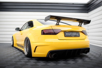 Spoiler kulfiber med Internal Brackets Uprights Audi A5 Coupe 8T