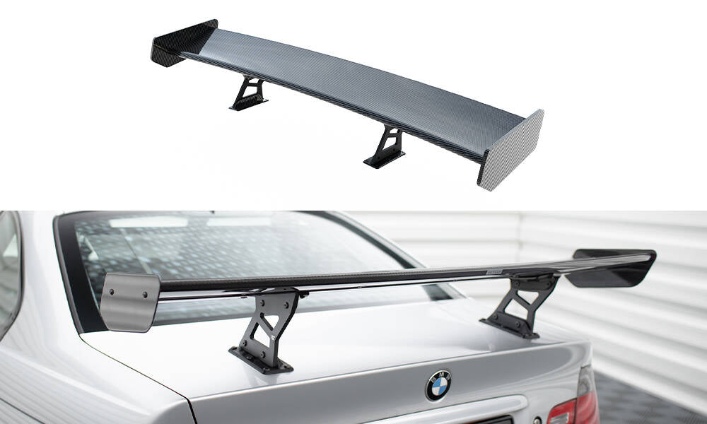 Spoiler kulfiber med Internal Brackets Uprights BMW 3 Coupe E46
