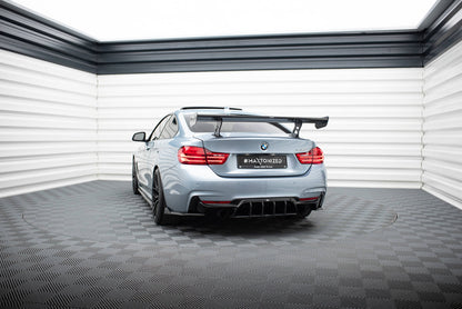 Spoiler kulfiber med Internal Brackets Uprights BMW 4 F32 / 4 F32 M-Pack Coupe