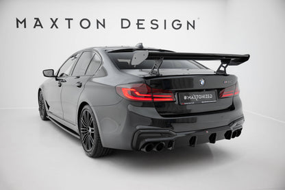 Spoiler kulfiber med Internal Brackets Uprights BMW 5 / M5 Sedan G30 / F90