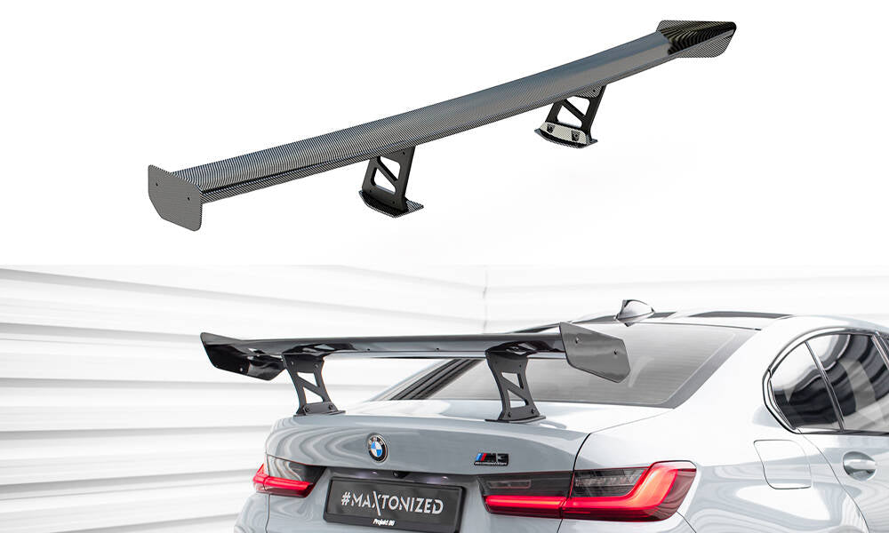 Spoiler kulfiber med Internal Brackets Uprights BMW M3 G80 / M340i G20 / 3 M-Pack G20 / 3 Standard G20