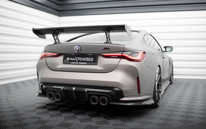 Spoiler kulfiber med Internal Brackets Uprights BMW M4 G82 / G82 Facelift / M440i / 4 M-Pack G22 / G22 Facelift