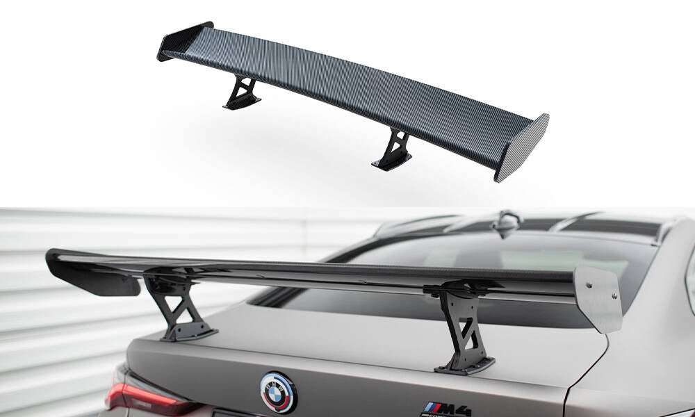 Spoiler kulfiber med Internal Brackets Uprights BMW M4 G82 / G82 Facelift / M440i / 4 M-Pack G22 / G22 Facelift