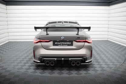 Spoiler kulfiber med Internal Brackets Uprights BMW M4 G82 / G82 Facelift / M440i / 4 M-Pack G22 / G22 Facelift