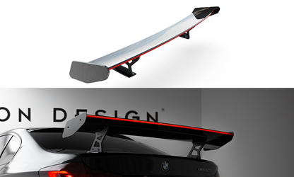 Spoiler kulfiber med Internal Brackets Uprights + LED BMW 5 / M5 Sedan G30 / F90