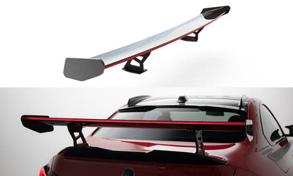 Spoiler kulfiber med Internal Brackets Uprights + LED BMW M2 G87
