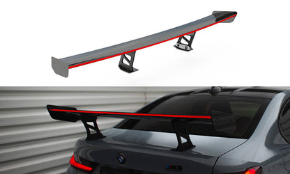 Spoiler kulfiber med Internal Brackets Uprights + LED BMW M3 G80 / M340i G20 / 3 M-Pack G20 / 3 Standard G20