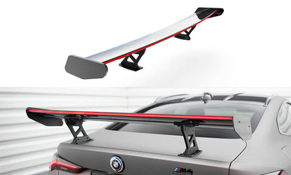 Spoiler kulfiber med Internal Brackets Uprights + LED BMW M4 G82 / G82 Facelift / M440i / 4 M-Pack G22 / G22 Facelift