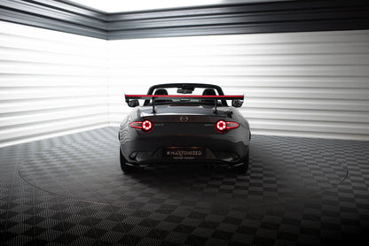 Spoiler kulfiber med Internal Brackets Uprights + LED Mazda MX-5 ND (Mk4)