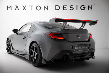 Spoiler kulfiber med Internal Brackets Uprights + LED Toyota GR86 / Subaru BRZ Mk2
