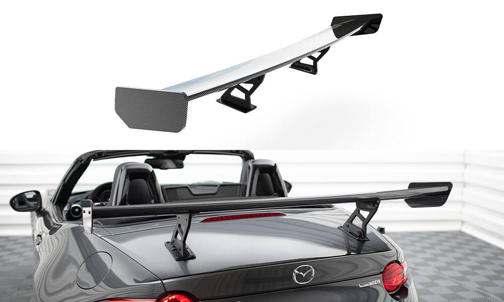 Spoiler kulfiber med Internal Brackets Uprights Mazda MX-5 ND (Mk4)