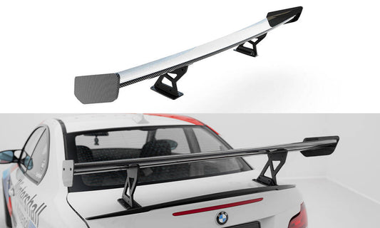 Spoiler kulfiber med Internal Brackets Uprights V.1 BMW 1 M E82