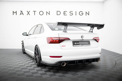 Spoiler kulfiber med Internal Brackets Uprights Volkswagen Jetta GLI Mk7