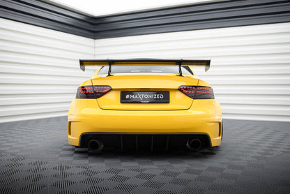 Spoiler kulfiber med Øverste Swan Mounting Audi A5 Coupe 8T