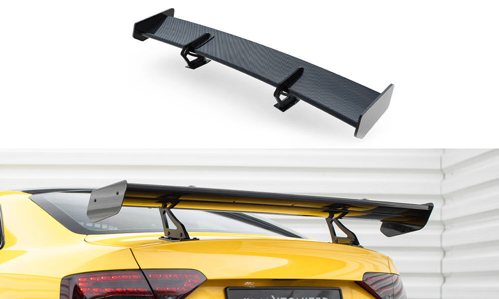 Spoiler kulfiber med Øverste Swan Mounting Audi A5 Coupe 8T