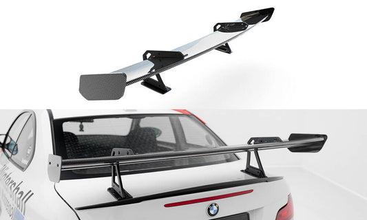 Spoiler kulfiber med Øverste Swan Mounting BMW 1 M E82