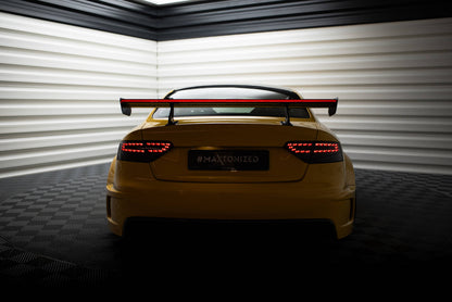 Spoiler kulfiber med Øverste Swan Mounting + LED Audi A5 Coupe 8T