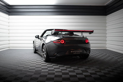 Spoiler kulfiber med Øverste Swan Mounting + LED Mazda MX-5 ND (Mk4)