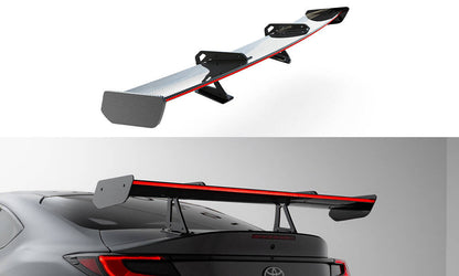 Spoiler kulfiber med Øverste Swan Mounting + LED Toyota GR86 / Subaru BRZ Mk2