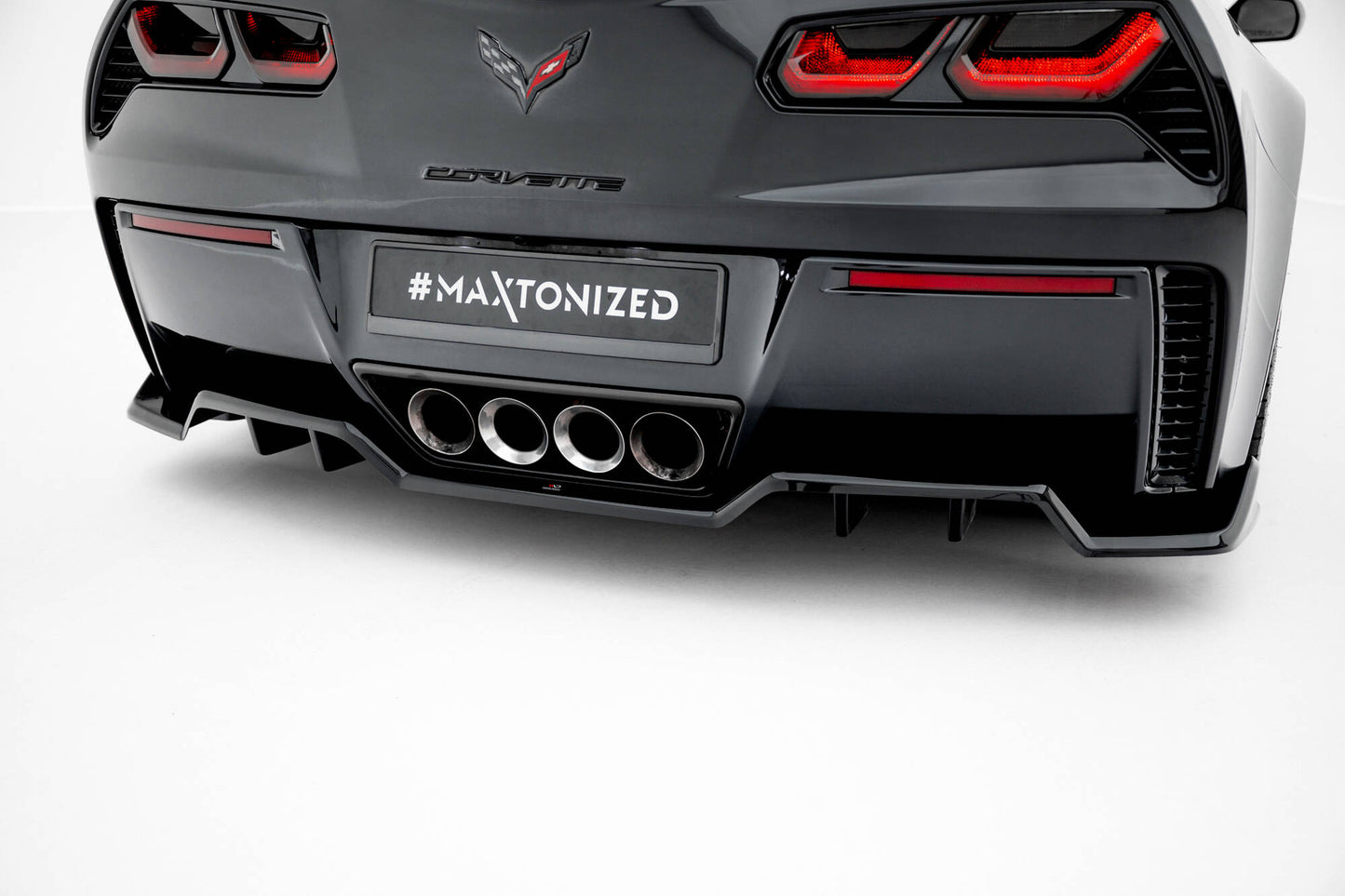 Bagerste splitter Centralt (med vertikale bars) Chevrolet Corvette Z06 C7