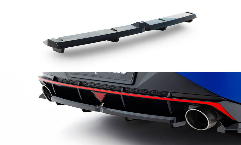 Bagerste splitter Centralt (med vertikale bars) Hyundai Elantra N Mk7