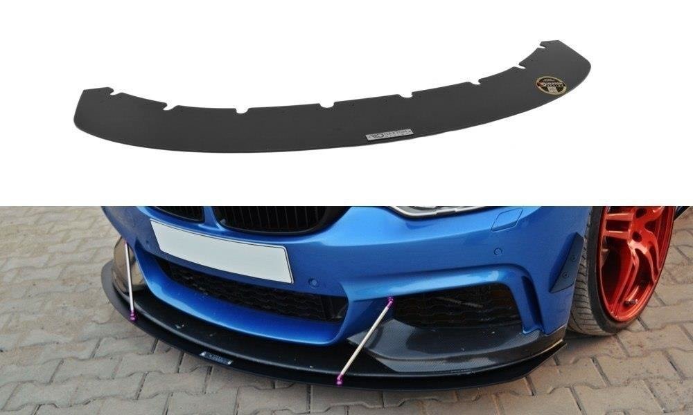 Forreste splitter Racing V.3 til BMW 4 Coupe / Gran Coupe / Cabrio M-Pack F32 / F36 / F33