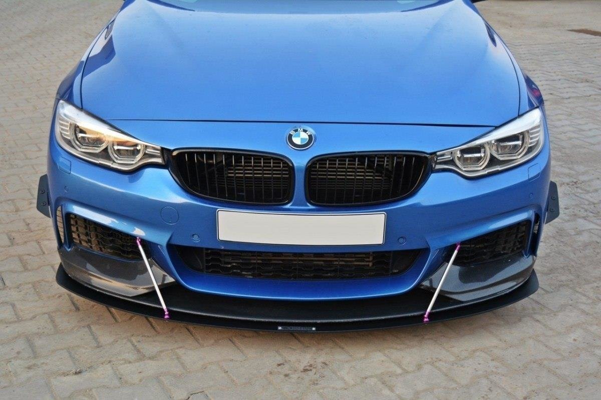 Forreste splitter Racing V.3 til BMW 4 Coupe / Gran Coupe / Cabrio M-Pack F32 / F36 / F33