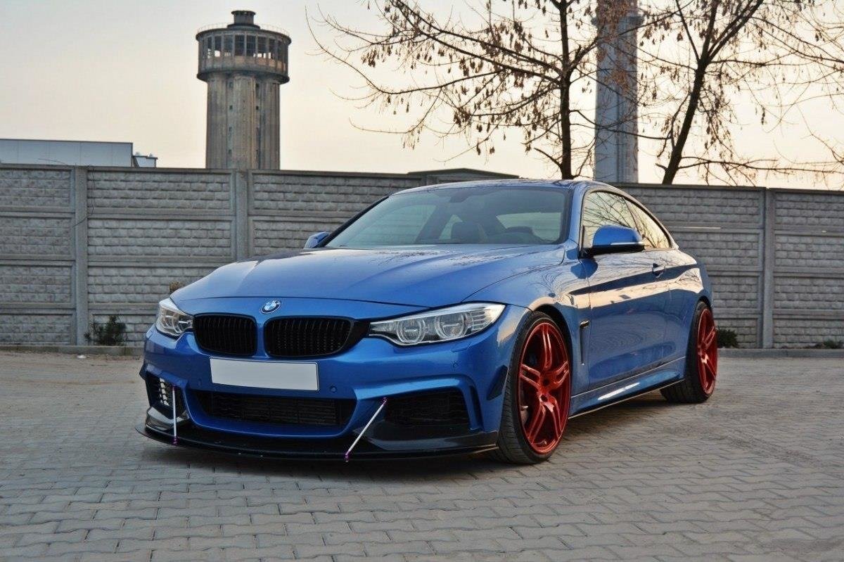 Forreste splitter Racing V.3 til BMW 4 Coupe / Gran Coupe / Cabrio M-Pack F32 / F36 / F33