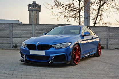 Forreste splitter Racing V.3 til BMW 4 Coupe / Gran Coupe / Cabrio M-Pack F32 / F36 / F33