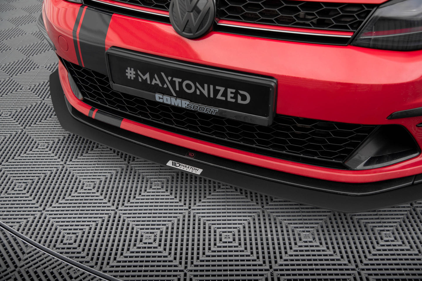 Forreste splitter Racing VW GOLF VII GTI CLUBSPORT