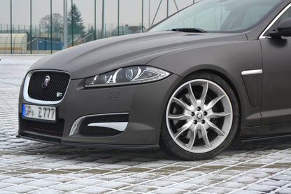 Forreste splitter JAGUAR XF (X250) MK1 SPORTBRAKE S-PACK