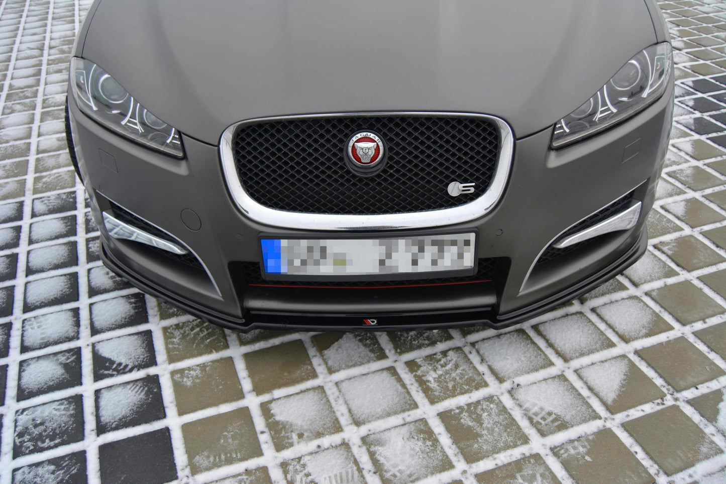 Forreste splitter JAGUAR XF (X250) MK1 SPORTBRAKE S-PACK