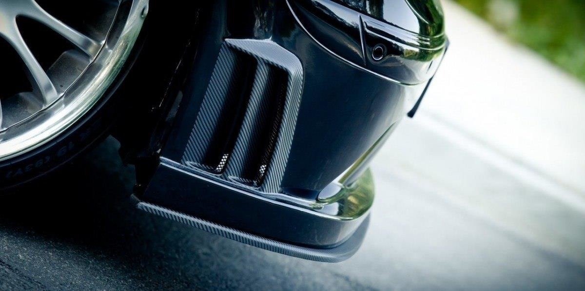 Forreste splitter MERCEDES CLK W209 Sort (SL Sort SERIES LOOK)