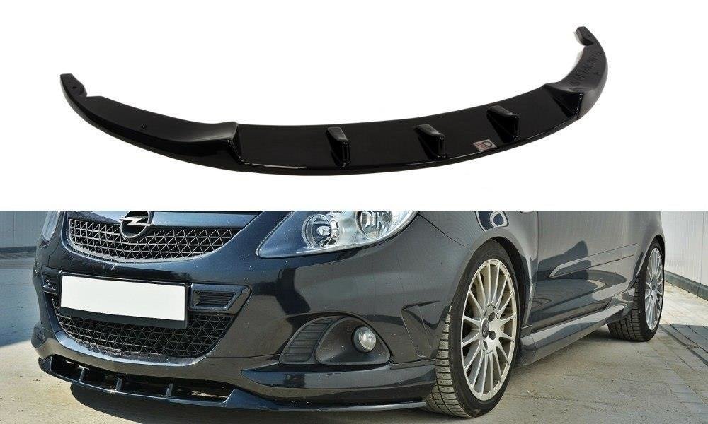 Forreste splitter OPEL CORSA D NURBURG (Til OPC / VXR kofanger)