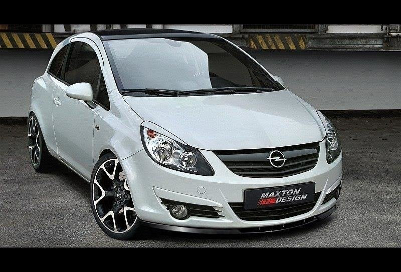 Forreste splitter OPEL CORSA D (PREFACE)