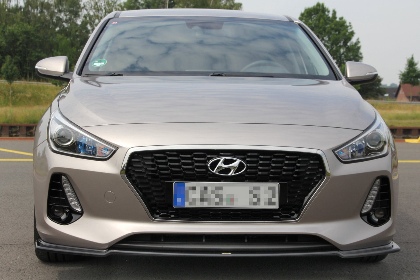 Forreste splitter V.1 HYUNDAI I30 MK3 HATCHBACK
