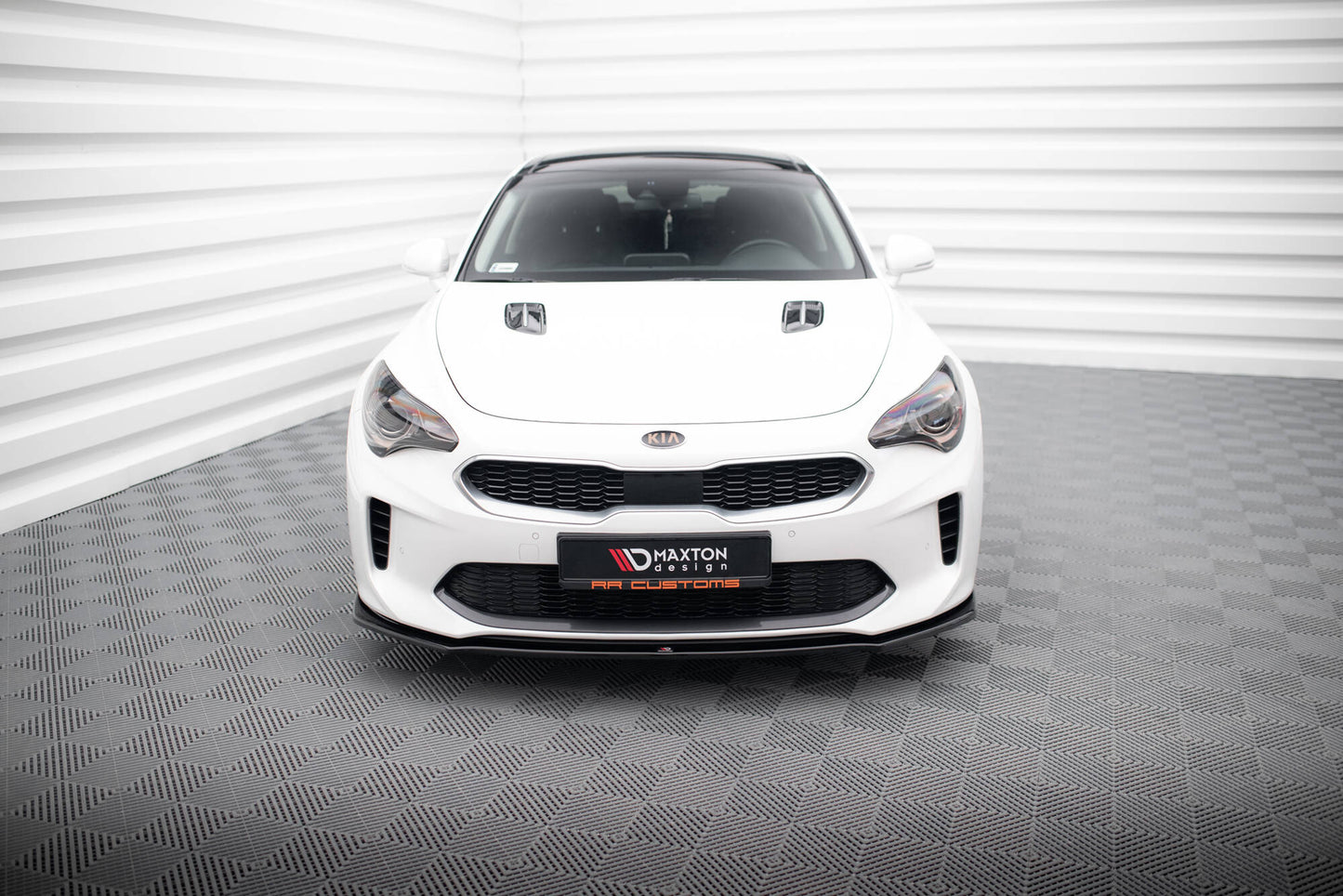 Forreste splitter V.1 Kia Stinger GT / GT-Line / Standard Mk1