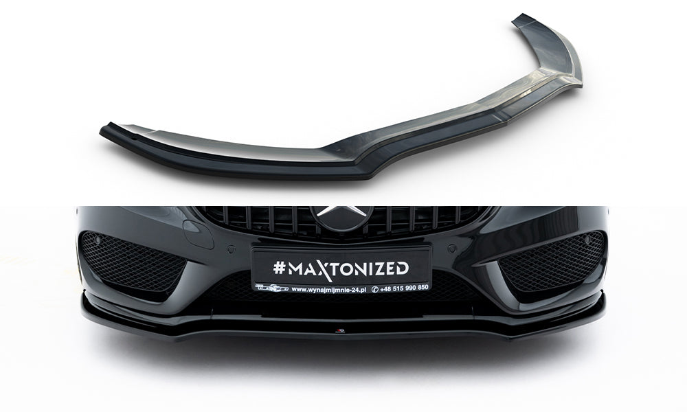 Forreste splitter V.1 MERCEDES- BENZ C-CLASS W205 COUPE AMG-LINE