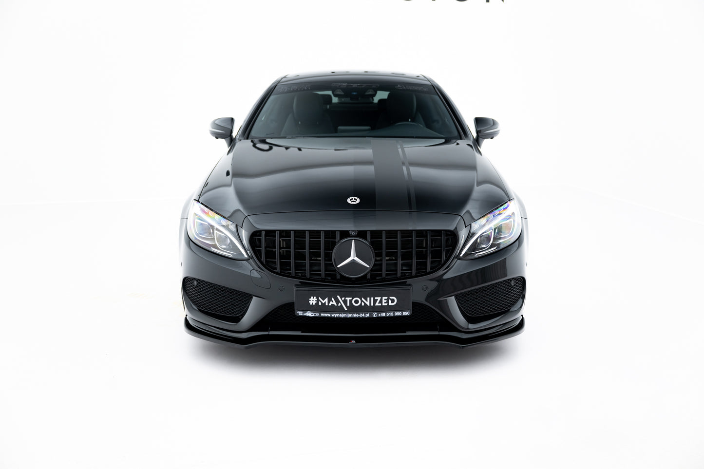 Forreste splitter V.1 MERCEDES- BENZ C-CLASS W205 COUPE AMG-LINE