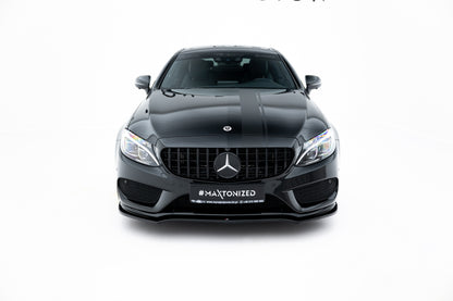 Forreste splitter V.1 MERCEDES- BENZ C-CLASS W205 COUPE AMG-LINE
